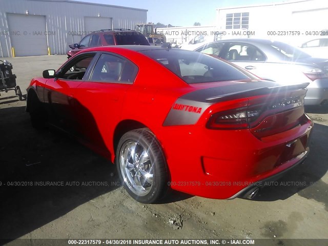 2C3CDXCT9JH230234 - 2018 DODGE CHARGER R/T RED photo 3