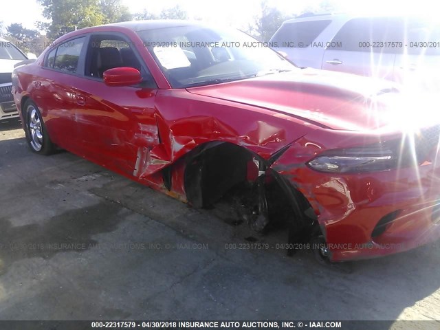 2C3CDXCT9JH230234 - 2018 DODGE CHARGER R/T RED photo 6