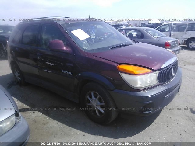 3G5DB03E73S554871 - 2003 BUICK RENDEZVOUS CX/CXL MAROON photo 1