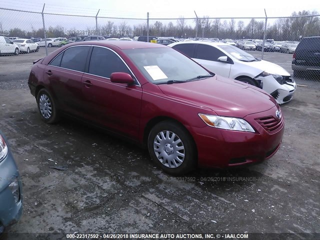 4T1BE46K19U306586 - 2009 TOYOTA CAMRY SE/LE/XLE MAROON photo 1