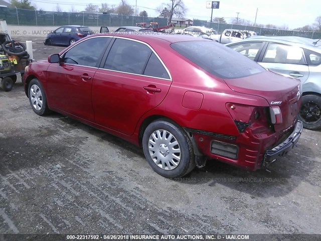 4T1BE46K19U306586 - 2009 TOYOTA CAMRY SE/LE/XLE MAROON photo 3