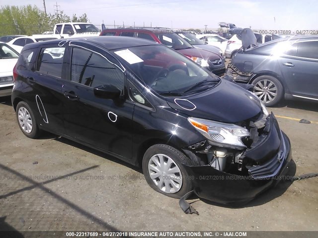 3N1CE2CP0FL373279 - 2015 NISSAN VERSA NOTE S/S PLUS/SV/SL/SR BLACK photo 1