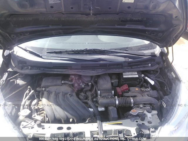 3N1CE2CP0FL373279 - 2015 NISSAN VERSA NOTE S/S PLUS/SV/SL/SR BLACK photo 10