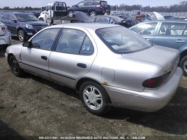 1Y1SK5269SZ092608 - 1995 GEO PRIZM LSI TAN photo 3