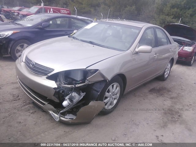 4T1BF30K73U558267 - 2003 TOYOTA CAMRY LE/XLE/SE თაფლისფერი ფოტო 2