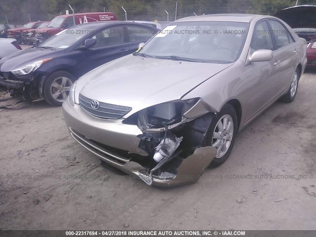 4T1BF30K73U558267 - 2003 TOYOTA CAMRY LE/XLE/SE თაფლისფერი ფოტო 6