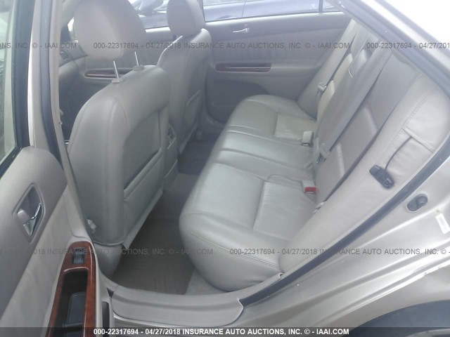 4T1BF30K73U558267 - 2003 TOYOTA CAMRY LE/XLE/SE თაფლისფერი ფოტო 8