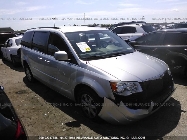 2A4RR5D19AR492378 - 2010 CHRYSLER TOWN & COUNTRY TOURING SILVER photo 1