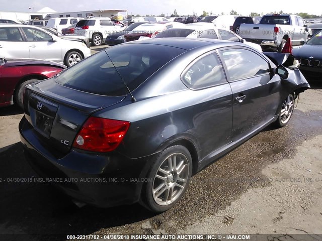 JTKDE177170162718 - 2007 TOYOTA SCION TC 灰色 照片 4