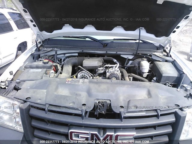 1GTN1TEX3DZ268407 - 2013 GMC SIERRA C1500 WHITE photo 10