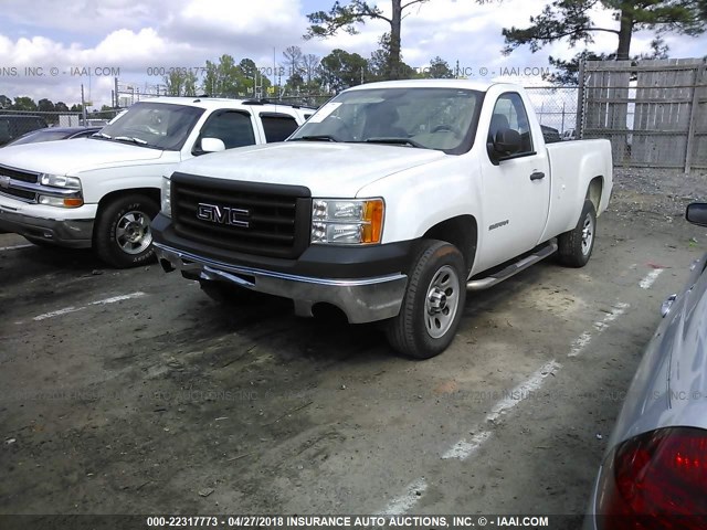 1GTN1TEX3DZ268407 - 2013 GMC SIERRA C1500 WHITE photo 2