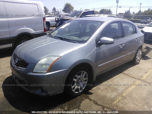 3N1AB6APXBL672332 - 2011 NISSAN SENTRA 2.0/2.0S/SR/2.0SL SILVER photo 2