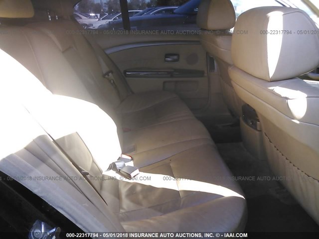 WBAGL63402DP55570 - 2002 BMW 745 I BLACK photo 8