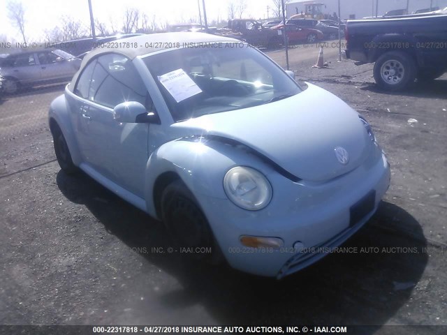 3VWBM31Y85M305069 - 2005 VOLKSWAGEN NEW BEETLE GL 浅蓝色 照片 1