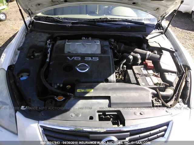 1N4BA41E67C813767 - 2007 NISSAN MAXIMA SE/SL WHITE photo 10