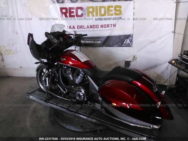 5VPYW36N0F3042831 - 2015 VICTORY MOTORCYCLES MAGNUM RED photo 3