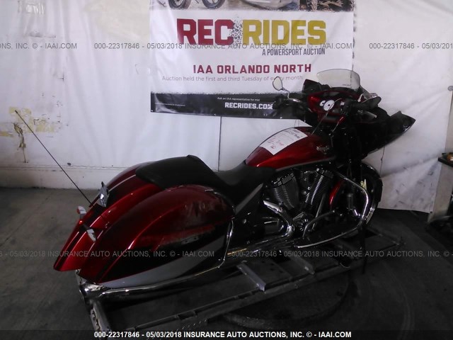 5VPYW36N0F3042831 - 2015 VICTORY MOTORCYCLES MAGNUM 红色 照片 4