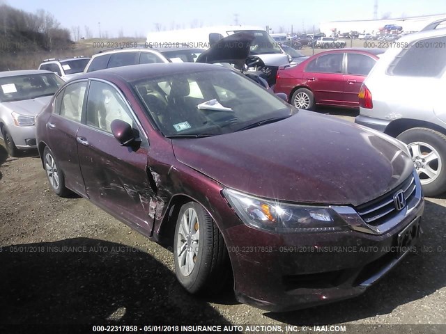 1HGCR2F38EA133138 - 2014 HONDA ACCORD LX BLACK photo 6