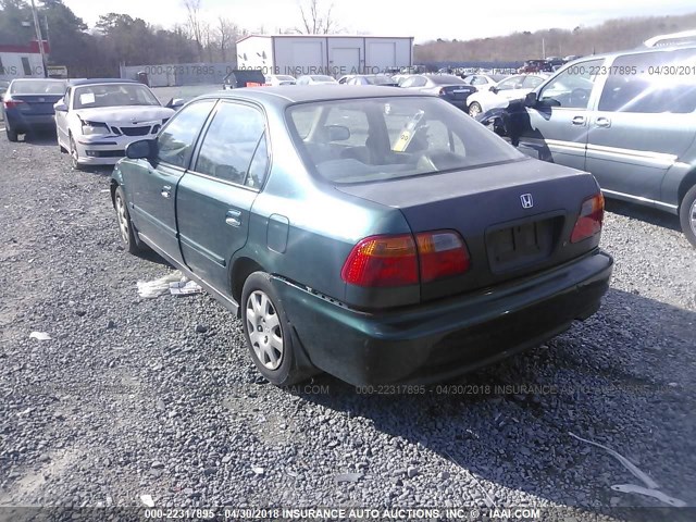 2HGEJ661XXH522681 - 1999 HONDA CIVIC SE GREEN photo 3