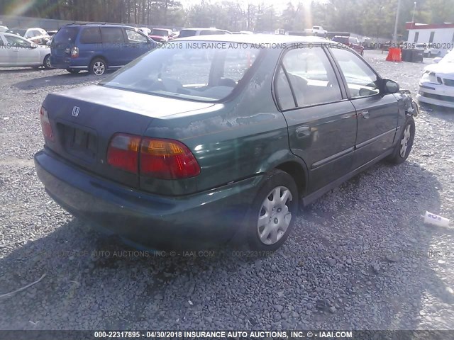 2HGEJ661XXH522681 - 1999 HONDA CIVIC SE GREEN photo 4