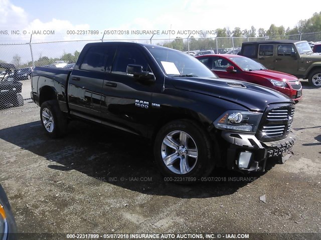 1C6RR6MT6ES271930 - 2014 RAM 1500 SPORT BLACK photo 1