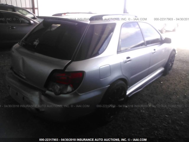 JF1GG29635G802656 - 2005 SUBARU IMPREZA WRX/VDT SILVER photo 4