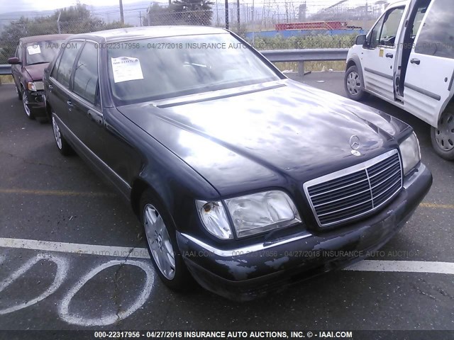 WDBGA33E3TA324657 - 1996 MERCEDES-BENZ S 320 BLACK photo 1