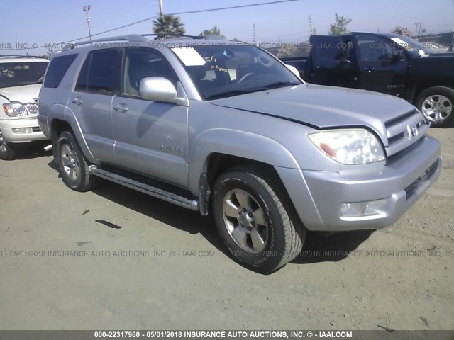 JTEBT17R748008982 - 2004 TOYOTA 4RUNNER LIMITED SILVER photo 1