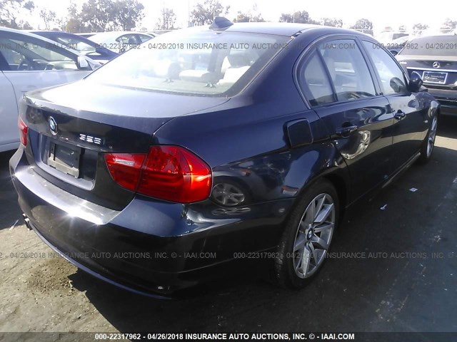 WBAPH53579A435744 - 2009 BMW 328 I SULEV Dark Blue photo 4