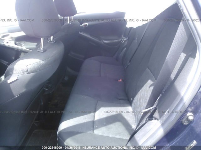 2T1KU4EE0AC471565 - 2010 TOYOTA COROLLA MATRIX  BLUE photo 8