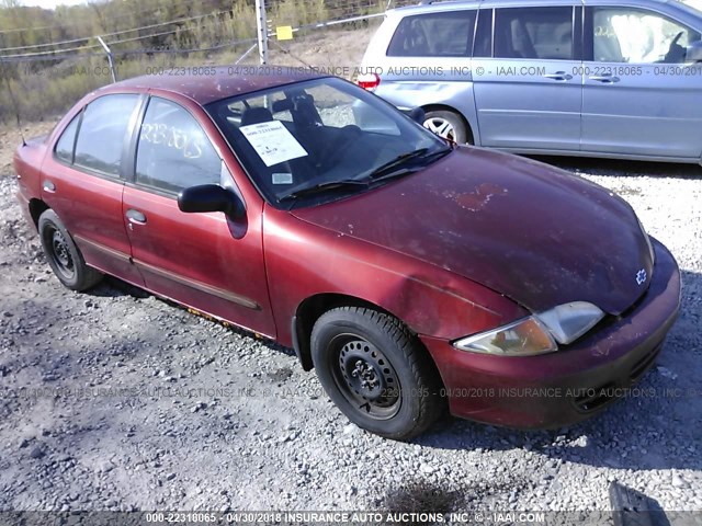 1G1JC524817209870 - 2001 CHEVROLET CAVALIER CNG RED photo 1