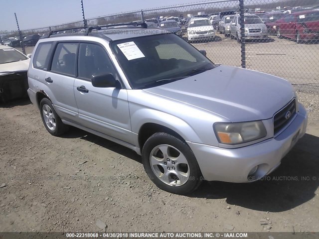 JF1SG65674H734605 - 2004 SUBARU FORESTER 2.5XS ვერცხლისფერი ფოტო 1