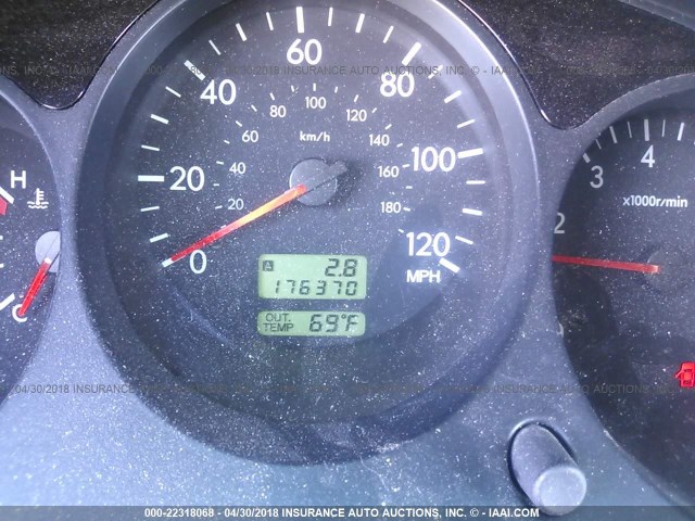 JF1SG65674H734605 - 2004 SUBARU FORESTER 2.5XS ვერცხლისფერი ფოტო 7