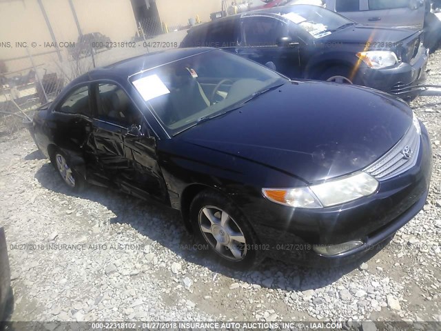 2T1CF28PX3C608515 - 2003 TOYOTA CAMRY SOLARA SE/SLE BLACK photo 1