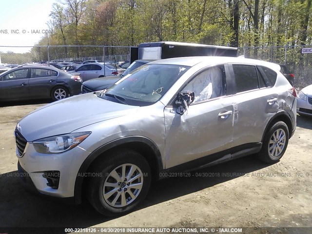 JM3KE4CY0G0684830 - 2016 MAZDA CX-5 TOURING SILVER photo 6