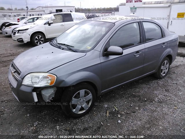 KL1TD5DE9BB152474 - 2011 CHEVROLET AVEO LS/LT 灰色 照片 2