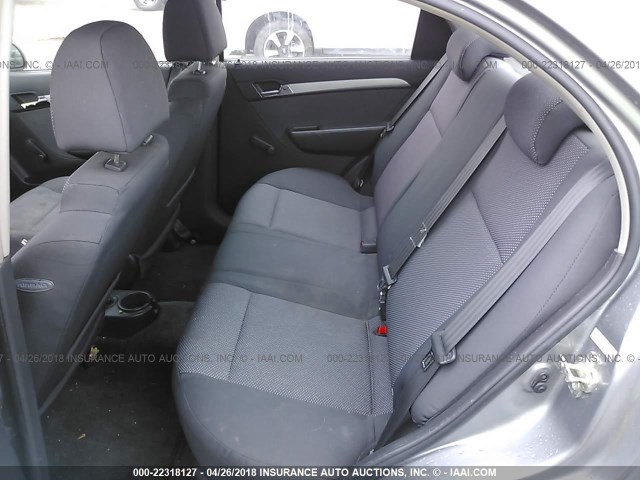 KL1TD5DE9BB152474 - 2011 CHEVROLET AVEO LS/LT 灰色 照片 8