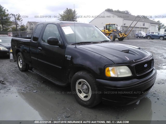 1FTRX17W2XNB42981 - 1999 FORD F150 BLACK photo 1