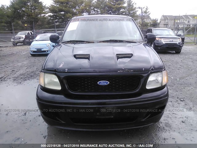 1FTRX17W2XNB42981 - 1999 FORD F150 BLACK photo 6