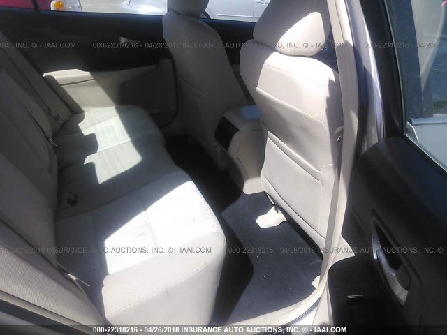 4T4BF1FK0ER430280 - 2014 TOYOTA CAMRY L/SE/LE/XLE 米色 照片 8