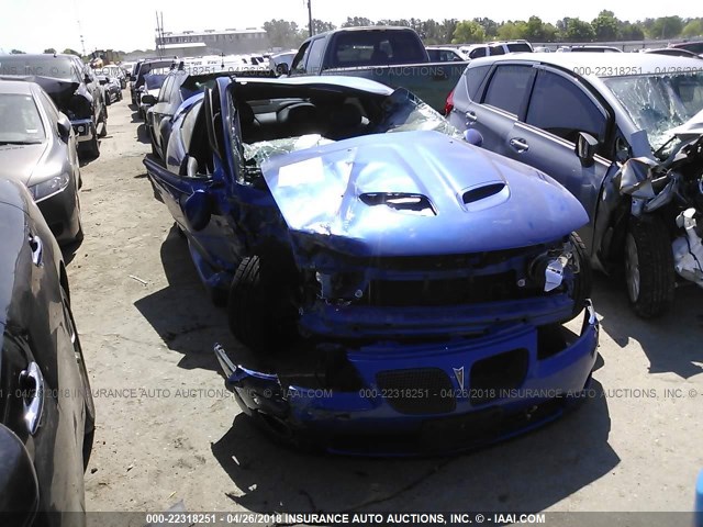 6G2VX12U56L564975 - 2006 PONTIAC GTO BLUE photo 1