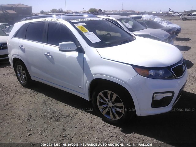 5XYKWDA21DG400597 - 2013 KIA SORENTO SX WHITE photo 1