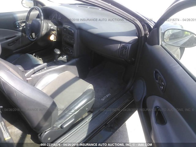 1G8ZY14742Z194828 - 2002 SATURN SC2 BLACK photo 5