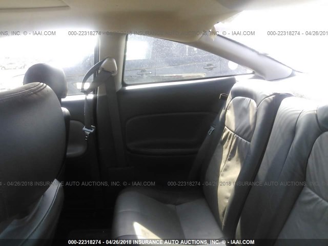 1G8ZY14742Z194828 - 2002 SATURN SC2 BLACK photo 8