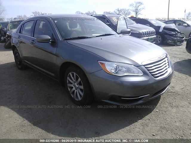 1C3CCBBG1CN306761 - 2012 CHRYSLER 200 TOURING GRAY photo 1