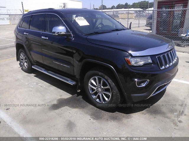 1C4RJFBM2EC302340 - 2014 JEEP GRAND CHEROKEE LIMITED BLACK photo 1