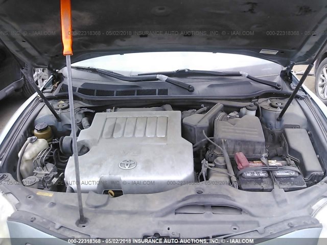 4T1BK46K97U506654 - 2007 TOYOTA CAMRY NEW GENERAT LE/XLE/SE TEAL photo 10