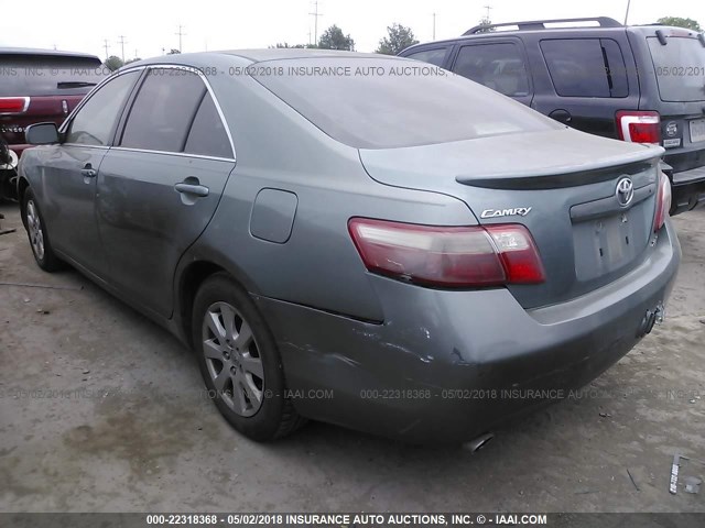 4T1BK46K97U506654 - 2007 TOYOTA CAMRY NEW GENERAT LE/XLE/SE TEAL photo 3