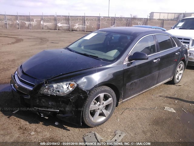 1G1ZC5E04CF153835 - 2012 CHEVROLET MALIBU 1LT 黑色 照片 2