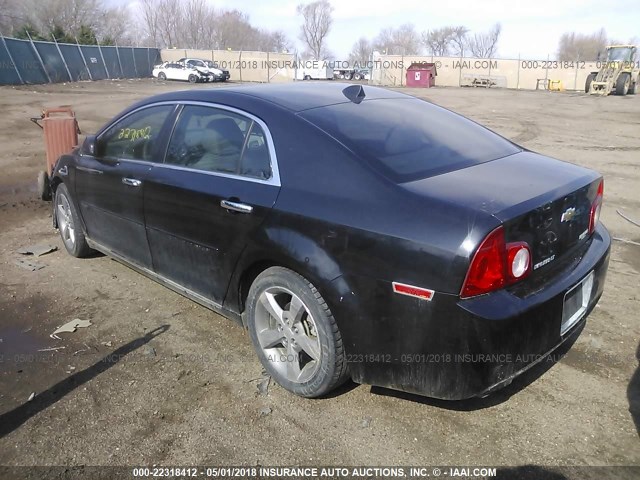 1G1ZC5E04CF153835 - 2012 CHEVROLET MALIBU 1LT 黑色 照片 3